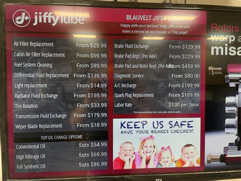 Jiffy Lube Transmission Fluid Change Cost - Car Transmission Guide