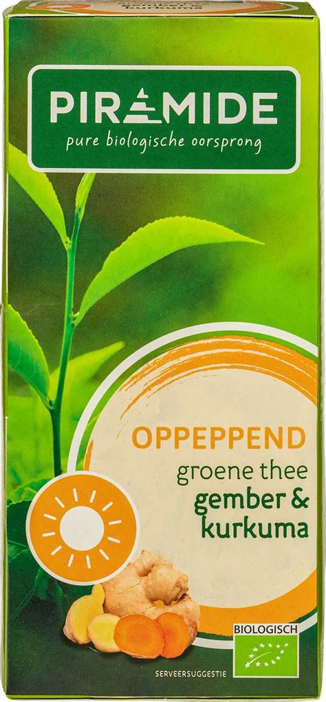 Groene Thee Oppeppend Gember Kurkuma