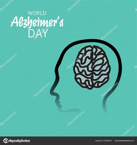 Vector Illustration Banner World Alzheimers Day Stock Vector By ©ssdn