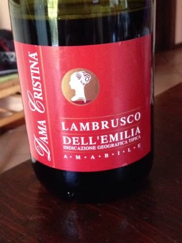 Dama Cristina Lambrusco Dell Emilia Amabile Vivino