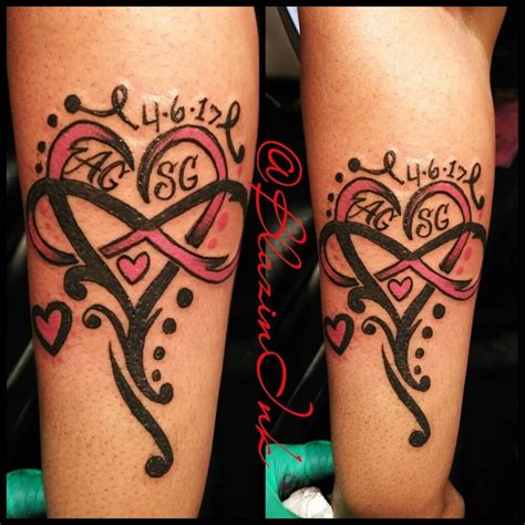 12+ Infinity Heart Tattoo With Names Ideas To Inspire You!