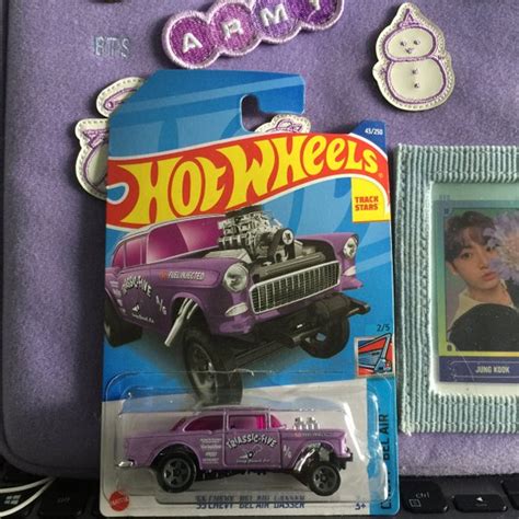 Jual HOT WHEELS 55 CHEVY BEL AIR GASSER Triassic Five Pink Di Lapak BUZZERIK HOT DEALS Bukalapak