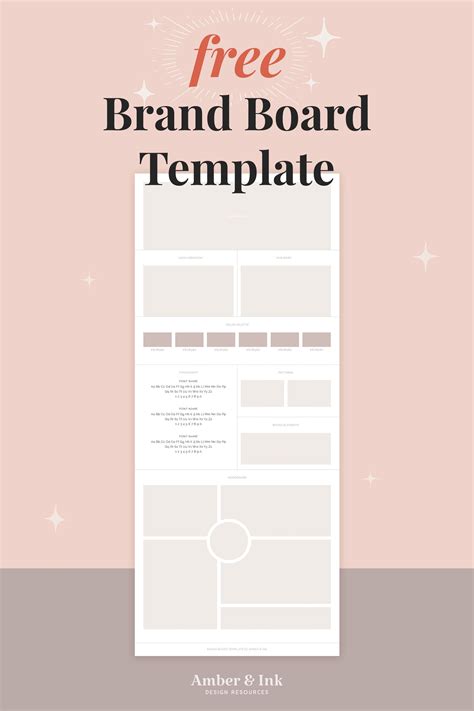 Templates Editable Brand Template Canva Template Brand Board Template
