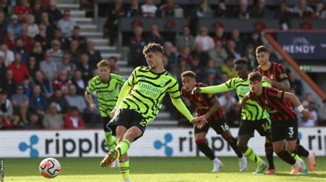 Bournemouth 0 4 Arsenal Kai Havertz Scores His First Gunners Goal From