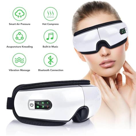 Slimpal Eye Massager With Heat Modes With Compression Vibration B Electric Vibrating Eye