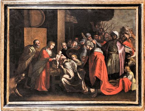 "Adoration of the Magi" Flemish master 17th century school of P.P ...