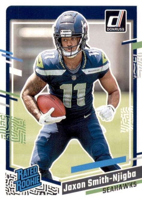 Jaxon Smith Njigba 2023 Donruss 390 Base Price Guide Sports Card