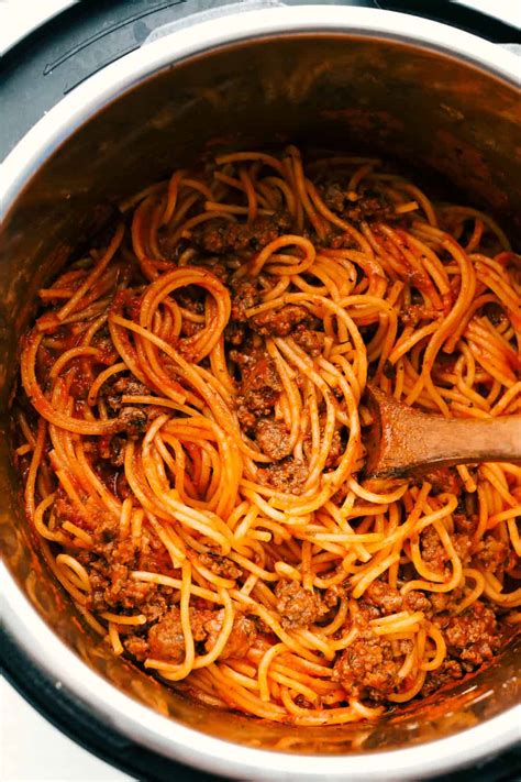 10 Minute Instant Pot Spaghetti The Recipe Critic