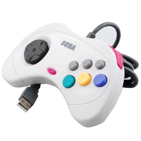 Sega Saturn Controller USB For PC / PS3 / Mac - White - Genuine ...