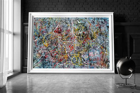 Abstract Expressionism Jackson Pollock S Malarstwo Autorstwa Retne