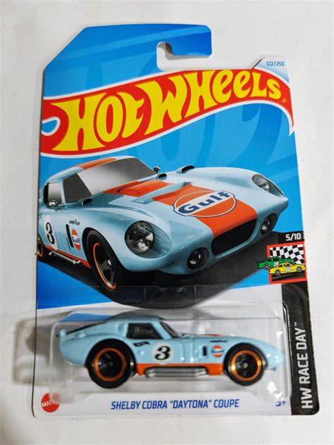 Hot Wheels Shelby Cobra Daytona Coupe Gulf Hw Race Day Hobbies Toys Toys Games On Carousell