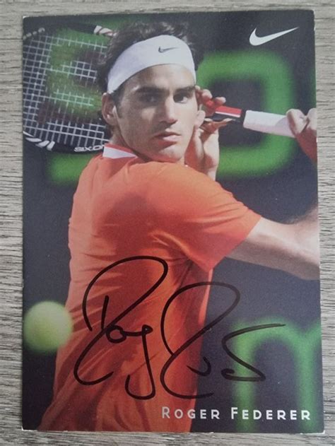 Autogrammkarte Roger Federer Originalunterschrift Kaufen Auf Ricardo