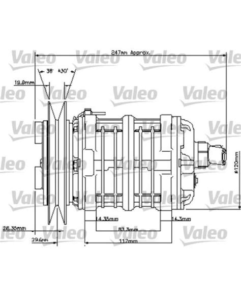 Kompressor Klimaanlage VALEO 815832 Retromotion