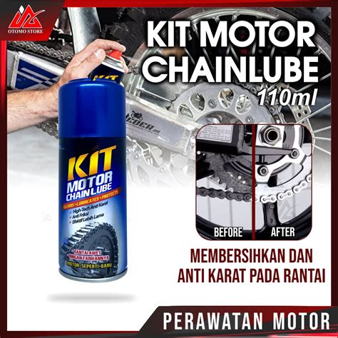 Jual Pelumas Rantai Motor Anti Karat Kit Chain Lube Ml Pembersih