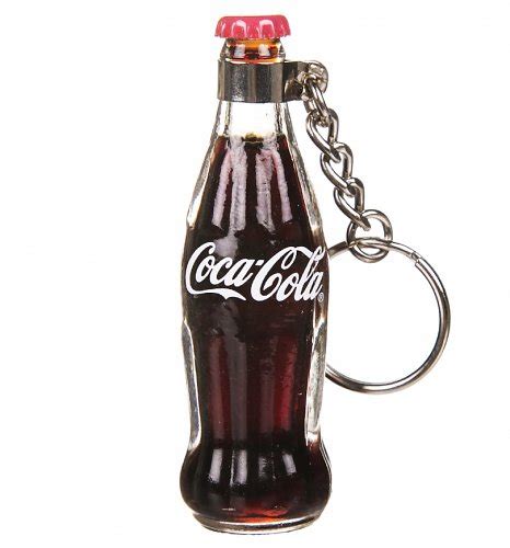 Filled Coca Cola Bottle Keychain