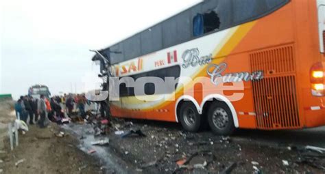 Piura Tres Muertos Y Heridos Deja Violento Choque Frontal Entre Bus