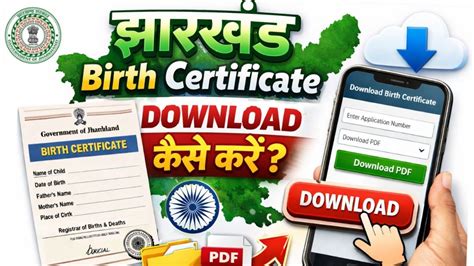 jharkhand birth certificate   jharakhanaeda janama paramanae patara