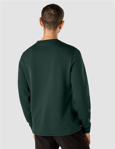 Tech Wool Crewneck Forest Green Shaping New Tomorrow