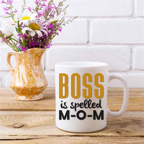 75. Boss Mom Coffee Mug - The Bearded Housewife