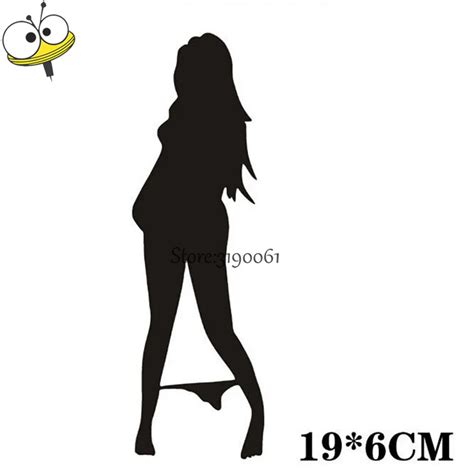 Aliexpress Buy Cm Funny Beautiful Sexy Woman In Bikini Stickers Sexy Lady Auto Decal