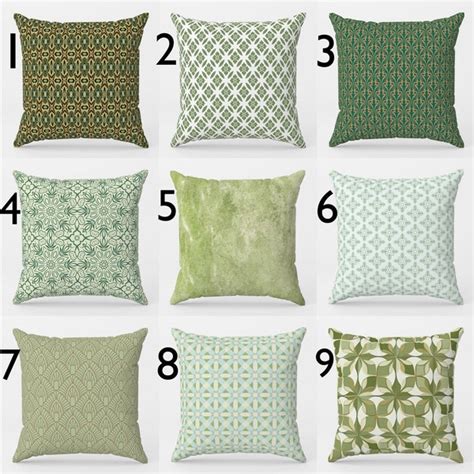 Green Cushion Cover Etsy Australia