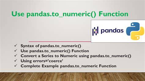 Use Pandas To Numeric Function Spark By Examples