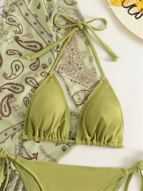 Sex Thong Piece Bikini Set With Cover Up Swimsuit Apogee Indigo