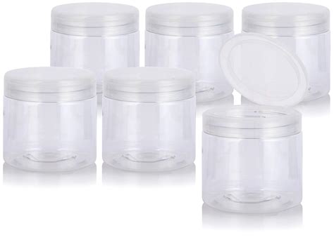 Amazon Clear Large Oz Pet Plastic Bpa Free Refillable Jar