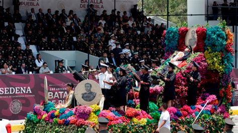 AMLO Conmemora Aniversario De Batalla De Puebla Con Desfile