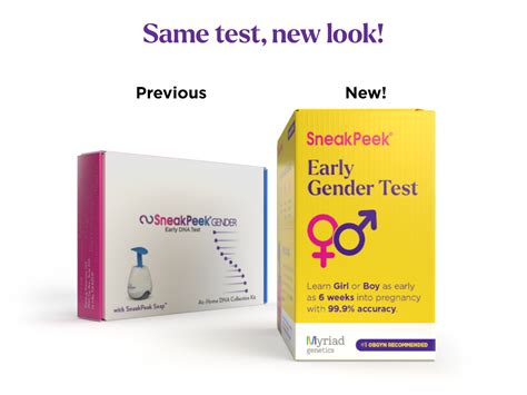 Sneakpeek At Home Gender Test