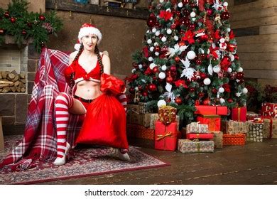 Sexy Brunette Girl Long Plaits Wearing Stock Photo Shutterstock