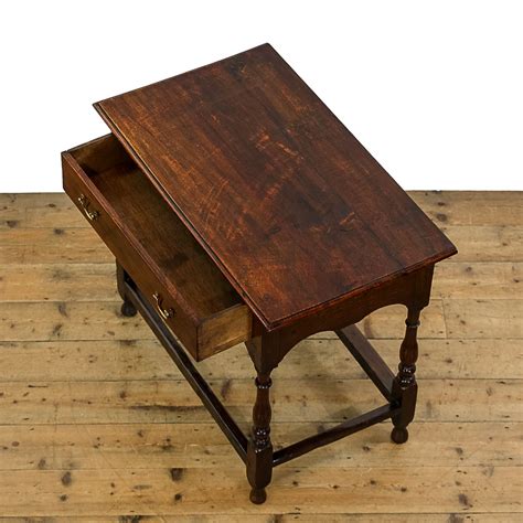 Antique Early Th Century Oak Lowboy Side Table M Penderyn