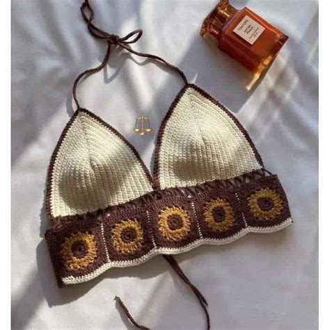 Handmade Crochet Beachwear Women Casual Sexiness Vacation Wear Bra Style Beachwear Bikini Latest