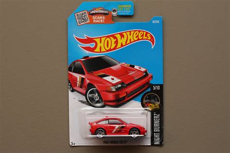 Hot Wheels Nightburnerz Honda CR X Red