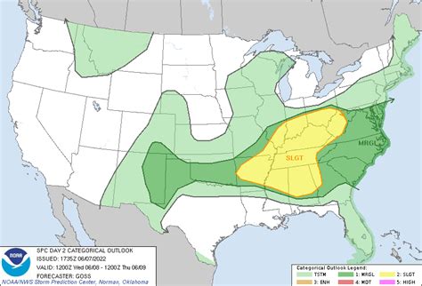 Storm Prediction Center Jun 7 2022 1730 UTC Day 2 Convective Outlook