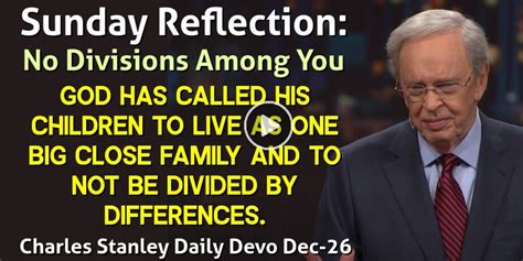 Charles Stanley December 26 2021 Daily Devotional Sunday Reflection