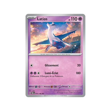 Latios Pv Carte Holographique Carlate Et Violet Faille