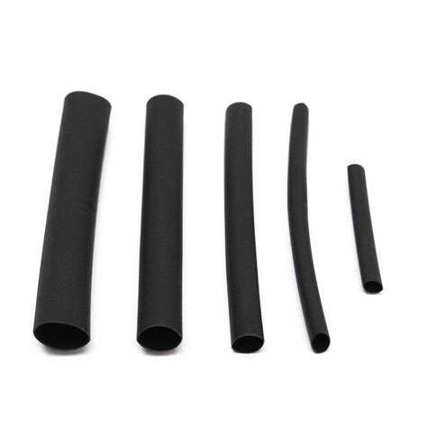 300Pcs Wire Black Case Set Heat Shrink Tubing Wrap Tube Assorted