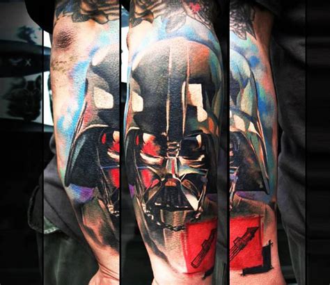 Darth Vader Tattoo Sleeve Bold Ink Inspired By Iconic Dark Lord