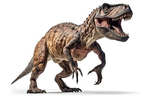 Premium AI Image TRex Dinosaur Isolated On A White Background