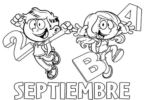 Dibujos De Septiembre Para Colorear Dibujos Online