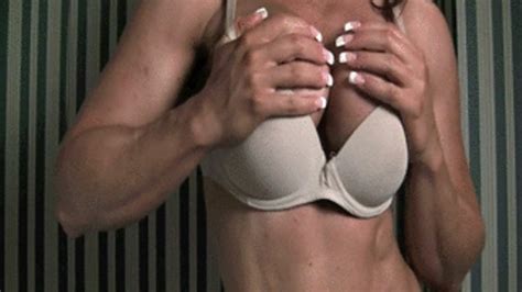 Sexy Brunette Bedroom Play FemaleMuscleNetwork Clips4sale