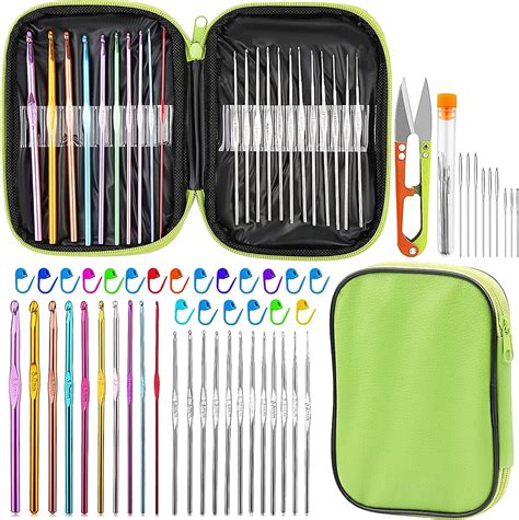 Amazon Imzay Pcs Crochet Needles Set Crochet Hooks Kit With