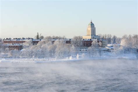 Suomenlinna in Helsinki, Finland at Winter Stock Photo - Image of tower ...