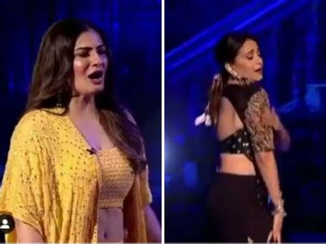 Madhuri Dixit Recreates Raveena Tandons Tip Tip Barsa Paani On Dance