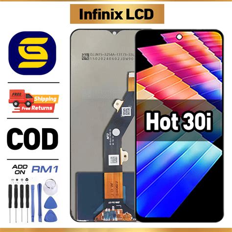 Lcd Infinix Hot I Compatible For Glass Original Touch Screen Digitizer Shopee Malaysia