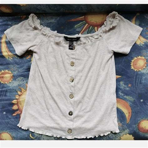 Beige Cream Neutral Nude Off The Shoulder Bardot Depop