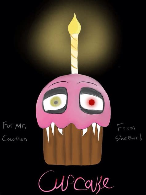 Chica's cupcake from Five Nights at Freddy's | Five nights at freddy's ...