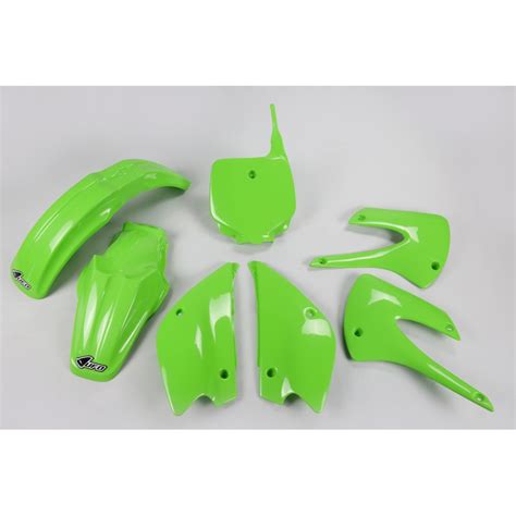 Kit De Plasticos Ufo Kawasaki Kx 85 2001 2013 Color Verde Kakit214 026