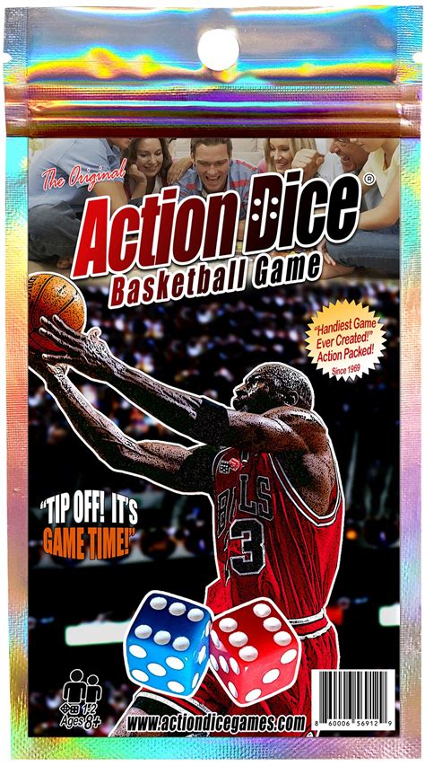 Action Dice Basketball Game Fast Easy Fun Nba Etsy